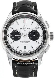 Breitling Breitling Premier AB0118221G1P1 42mm Stainless steel Silver, Price & Market Data
