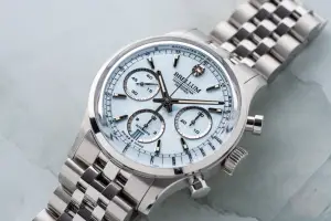 Brellum Duobox 39 Ice Blue Mother Of Pearl Chronometer