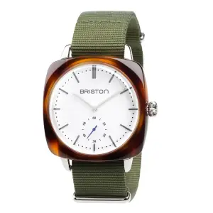 Briston Clubmaster Vintage - Petite Seconde - Blanc