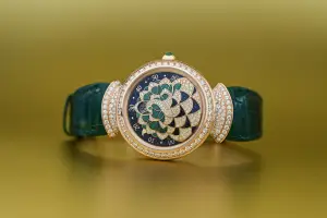 Bulgari Divas’ Dream Peacock Marquetry Jumping Hours and Retrograde Minutes