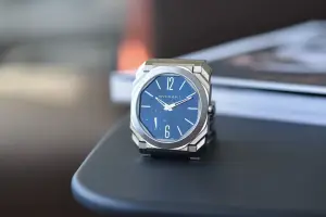 Bvlgari Octo Finissimo Automatic Steel Satin-Polished Blue Dial