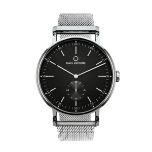 Carl Edmond Ryolit Black Deluxe Silver Mesh