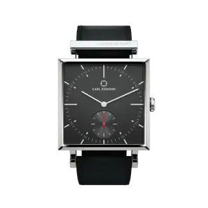 Carl Edmond Granit Limed Spruce Black Leather