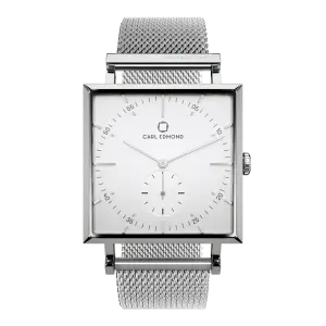 Carl Edmond Granit White Deluxe Silver Mesh