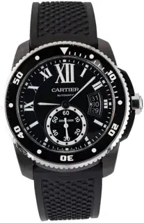 Cartier Cartier Calibre de Cartier 3729 42mm Stainless steel Black