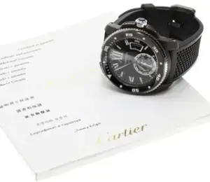 Cartier Cartier Calibre de Cartier WSCA0006 43mm Stainless steel Black, Price & Market Data