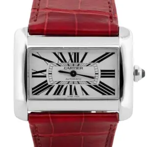 Cartier Cartier Tank Divan2024 Service Cartier Tank Divan 38mm Stainless Steel Watch 2612 / W6300755 BOX