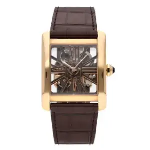 Cartier Cartier Tank MC W5310040 35mm Rose gold Skeletonized