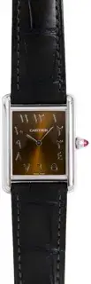 Cartier Cartier Tank WGTA0279 34mm Platinum Brown