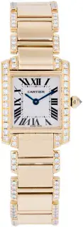 Cartier Cartier Tank Française 2385 20mm Yellow gold White