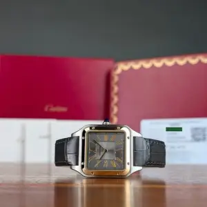 Cartier Cartier Santos DumontComplete Set Large Steel & Gold W2SA0028 / 4240