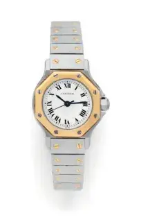 Cartier Cartier Santos 24mm Stainless steel White