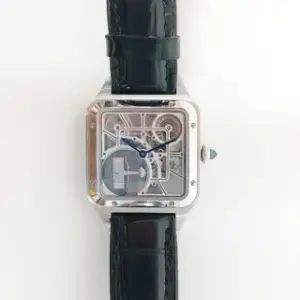 Cartier Cartier Santos Dumont WHSA0032 31mm Stainless steel Skeletonized