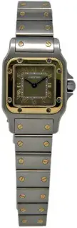 Cartier Cartier Santos Galbée 1566 29mm Stainless steel Golden