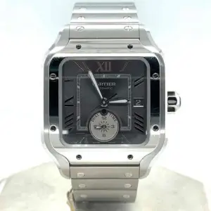 Cartier Cartier SantosDual Time 40mm Automatic Stainless Steel Grey Dial Men's WSSA0076