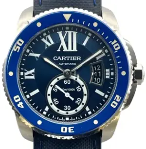 Cartier Cartier Calibre de Cartier WSCA0010 47.4mm Stainless steel Blue