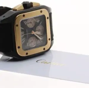 Cartier Cartier Santos 100 W2020004 41mm Rose gold and Titanium Black