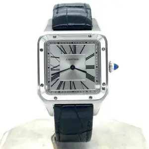 Cartier Cartier Santos DumontLarge Model Quartz Stainless Steel Men's Watch WSSA0022