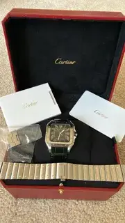 Cartier Cartier Santos Dumont WSSA0022 41mm Stainless steel Silver, Price & Market Data