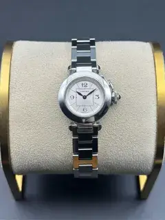 Cartier Cartier Pasha W3140007 27mm Stainless steel Silver and White