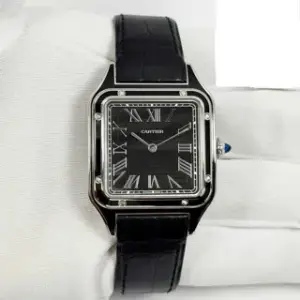 Cartier Cartier Santos Dumont WSSA0046 31.5mm Stainless steel Black, Price & Market Data