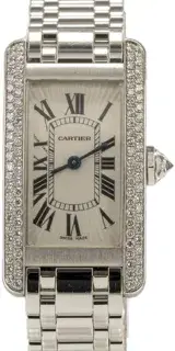 Cartier Cartier Tank Americaine 1713 19mm White gold Silver