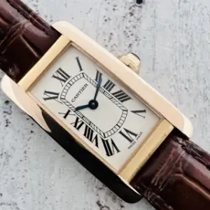 Cartier Cartier Tank Americaine W2607456 19mm Rose gold Silver