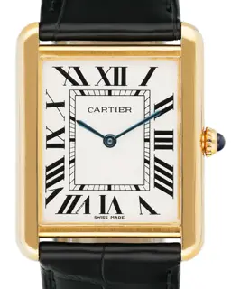 Cartier Cartier Tank Solo W1018855 28mm Yellow gold Silver