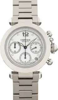 Cartier Cartier Pasha W31039M7 36mm Stainless steel White