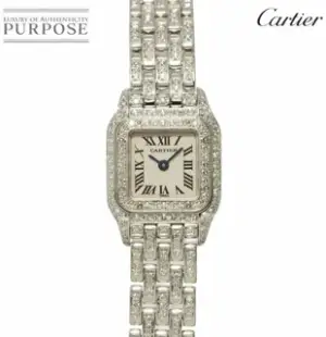 Cartier Cartier Mini Panthere WF3210FK 17mm White gold Silver
