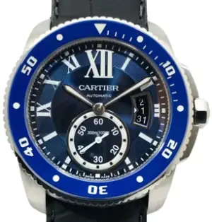 Cartier Cartier Calibre de Cartier WSCA0010 42mm Stainless steel Blue