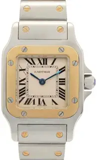 Cartier Cartier Santos Galbée W20012C4 23.5mm Yellow gold and Stainless steel Golden