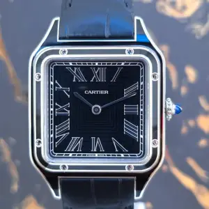 Cartier Cartier Santos DumontBlack Lacquer 2025 Unworn Fullset Warranty till 06/2033