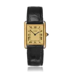 Cartier Cartier Tank 681006 23mm Silver and Gold-plated Cream