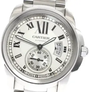 Cartier Cartier Calibre de Cartier W7100037 Stainless steel Silver