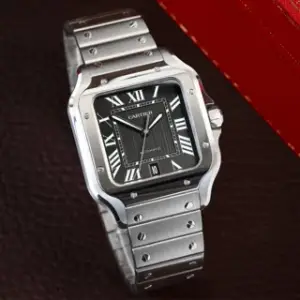 Cartier Cartier Santos WSSA0096 40mm Stainless steel Black