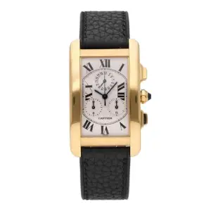 Cartier Cartier Tank Américaine18k Yellow Gold White Dial Quartz Men’s Watch 1730