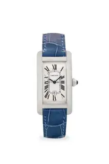 Cartier Cartier Tank Americaine 1726 23mm 18k white gold White