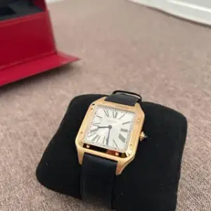 Cartier Cartier Santos Dumont WGSA0108 46.5mm Yellow gold Silver