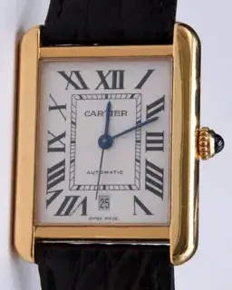 Cartier Cartier Tank Solo W5200026 31mm Rose gold and Stainless steel Silver
