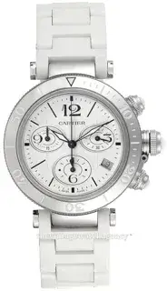 Cartier Cartier Pasha Seatimer W3140005 37mm Stainless steel Silver