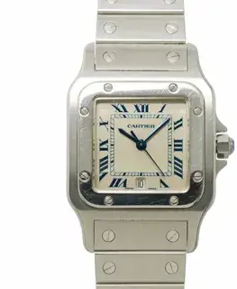 Cartier Cartier Santos Galbée W20018D6 29mm Stainless steel Cream