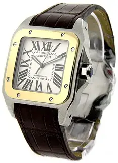 Cartier Cartier Santos de Cartier W20072X7 10.5mm Stainless steel White