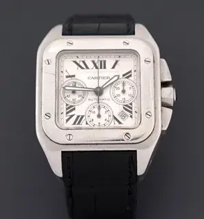 Cartier Cartier Santos 2740 42mm Stainless steel Silver