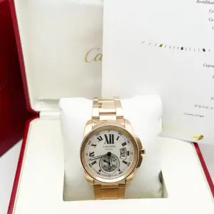 Cartier Cartier Calibre de CartierW7100018 42mm Ref 3300 18K Rose Gold Box Paper 2018