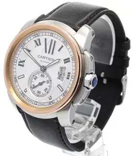 Cartier Cartier Calibre de Cartier W7100011 42mm Rose gold and Stainless steel Silver, Price & Market Data