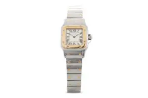 Cartier Cartier Santos 23mm Stainless steel Cream