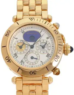 Cartier Cartier Pasha W251889 38mm Yellow gold White