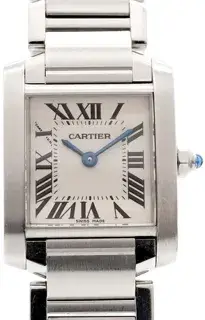 Cartier Cartier Tank Française W51008Q3 Stainless steel White