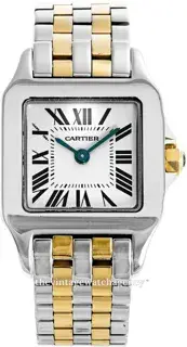 Cartier Cartier Santos Demoiselle W25066Z6 20mm Yellow gold and Stainless steel Silver